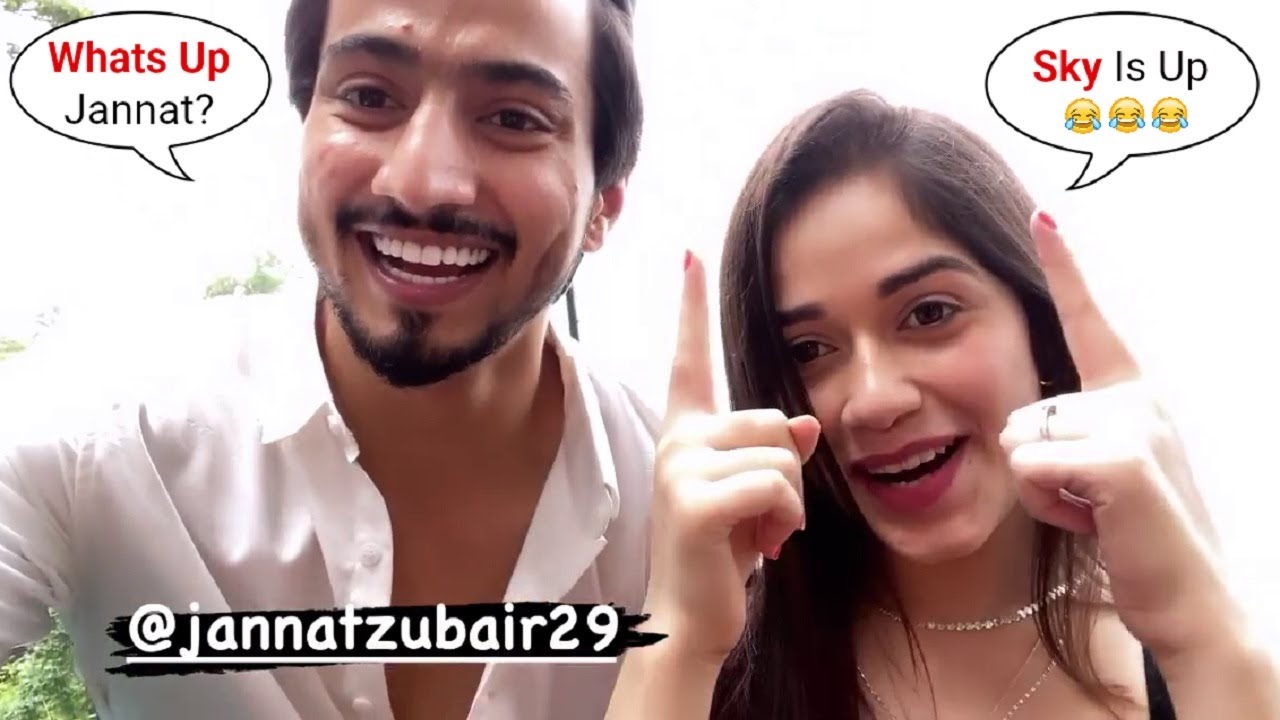 Jannat Zubair CUTE Moments With Mr Faisu In Front Of His Fans! LIVE On Instagram