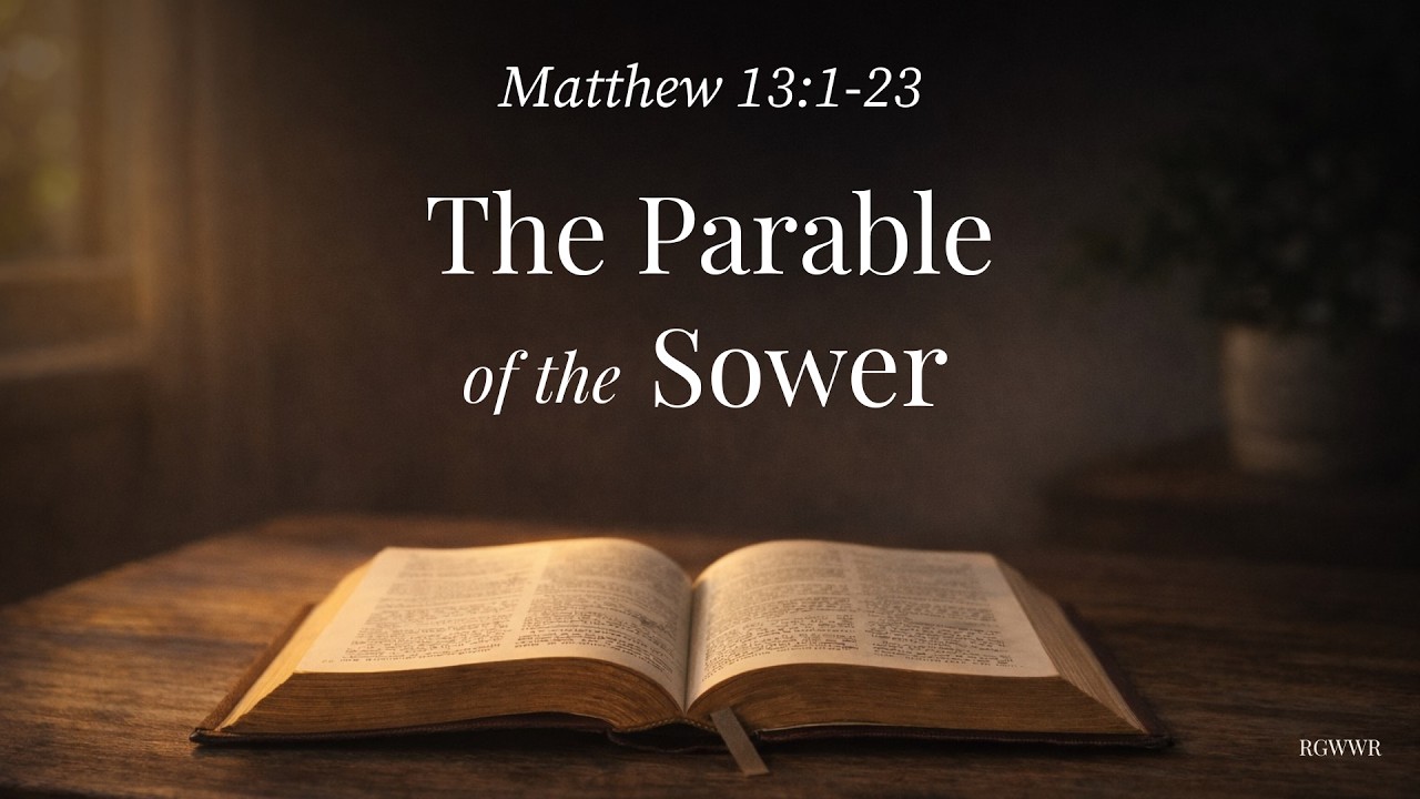 Mathew 13:1-23 (KJV) | Read God's Word Aloud | Short Prayer