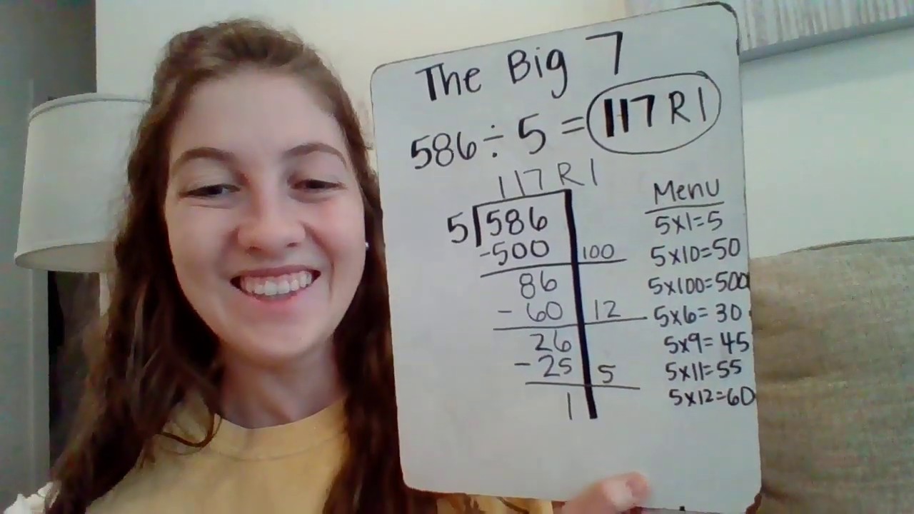 Dividing Using the Big 7 Strategy