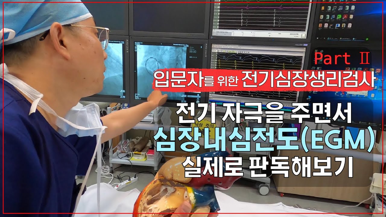 전기심장생리검사 Part 2. 심장내심전도(EGM) 실제로 판독해보기!
