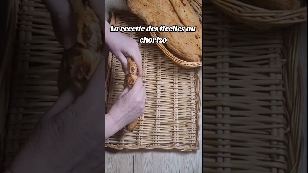 Ficelles au chorizo, la recette simple et gourmande #flux #shorts #ficelles #chorizo