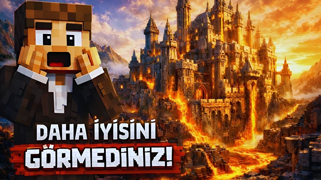 SONUNDA EFSANE KALEMİZİ BİTİRDİK! | BabaCraft #7