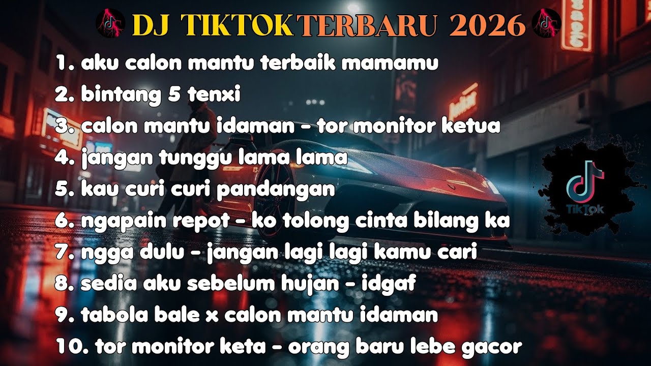DJ TIKTOK TERBARU 2026🎵DJ AKU CALON MANTU TERBAIK MAMAMU