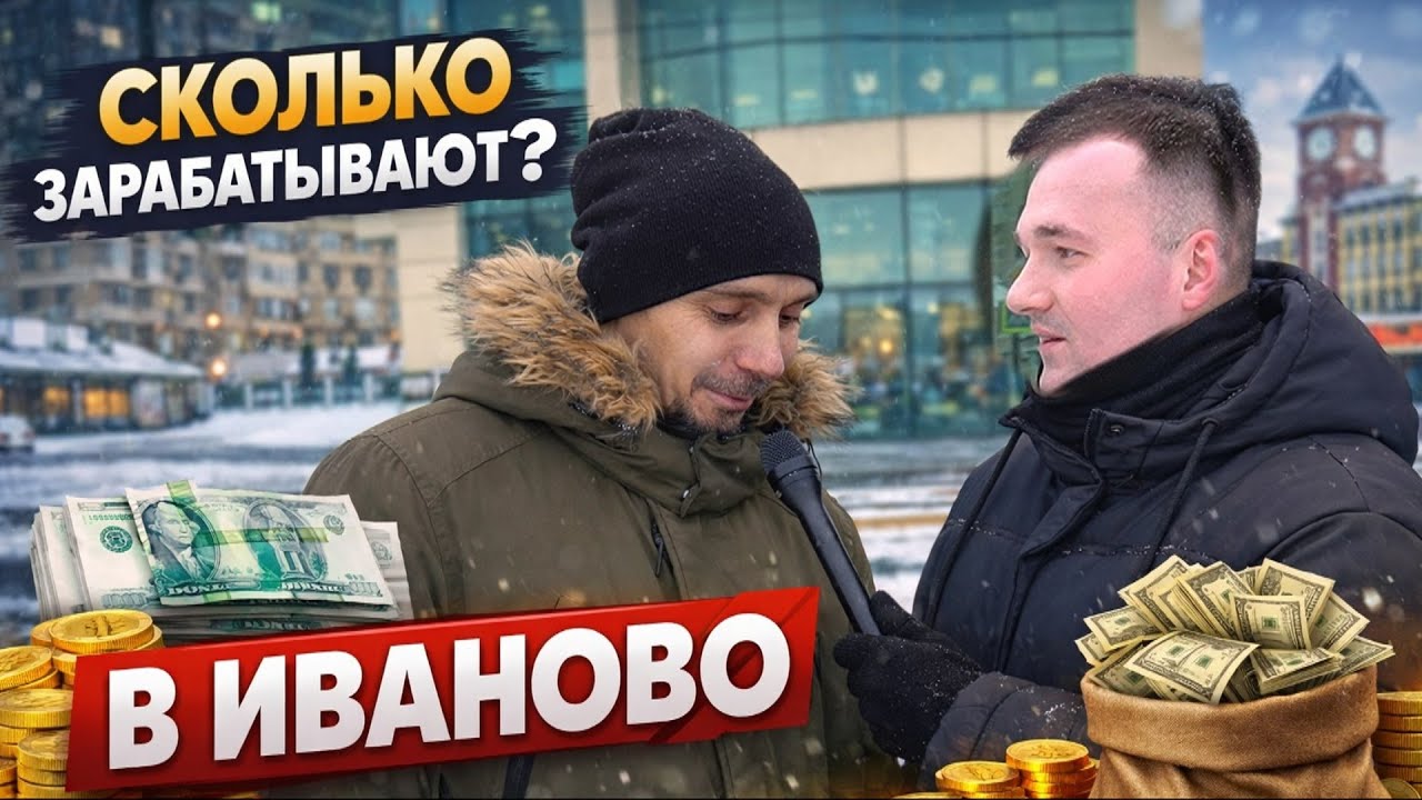 Какая зарплата в Иваново #деньги #новости #россия #пенсия