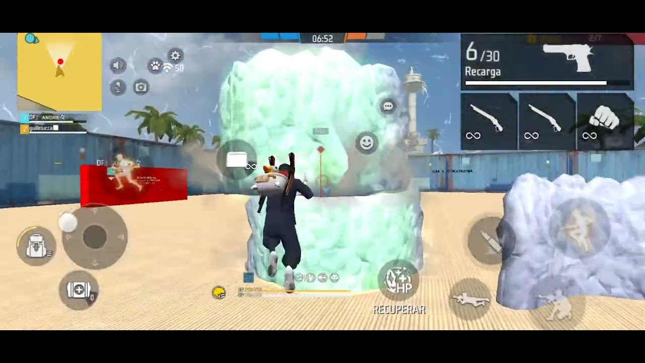 Me tiraron emote y estoy paso