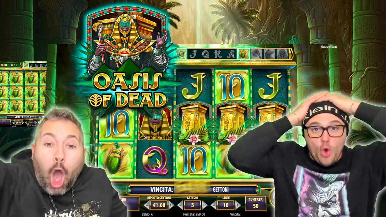 MORENO SLOT ONLINE - Spinnate Pazze alla OASIS OF DEAD  fino a BET MAX 🤑