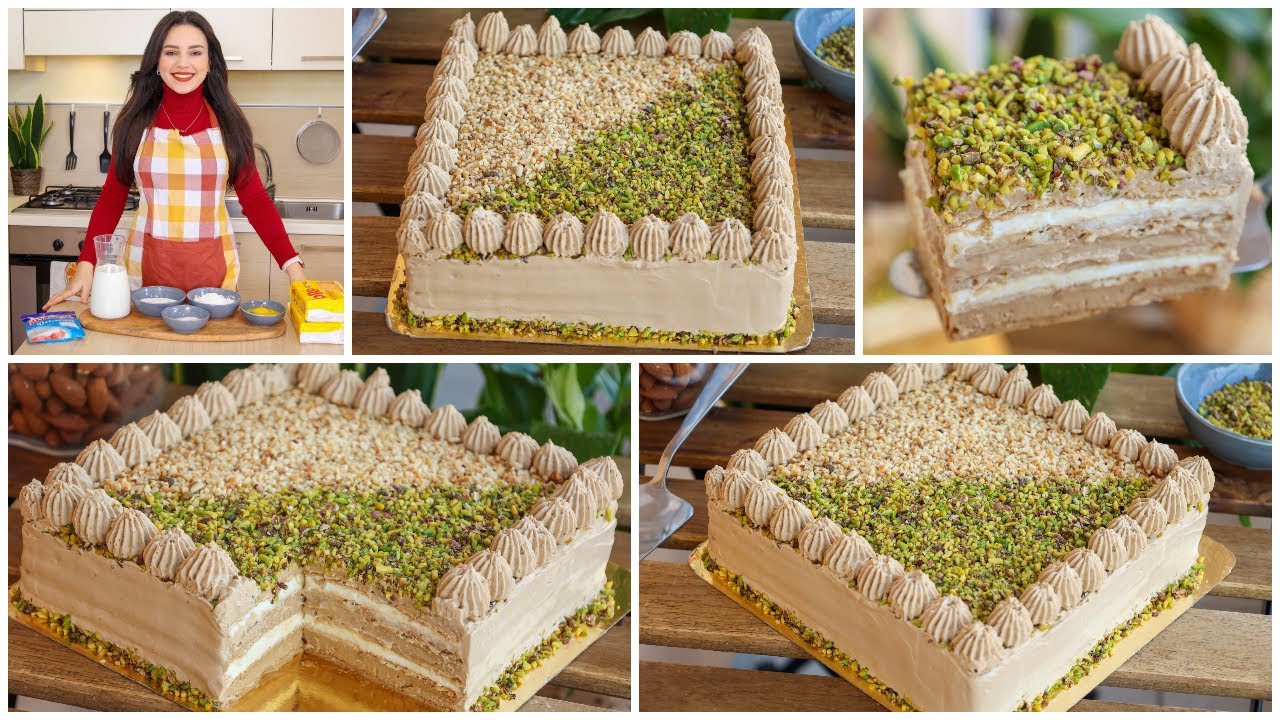 خبزة هواء تونسية بكريمة رائعة بدون زبدة لازم تجربوها بنة وخفة وسهلة التحضير😋gâteau courant d'air