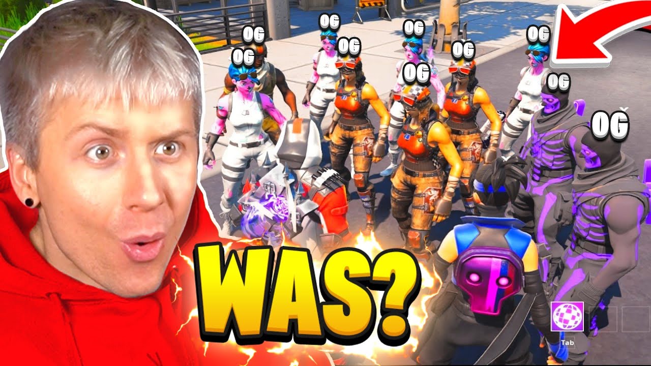 Ich gehe mit 8x OG SKINS in PARTY ROYALE & das passiert...😱