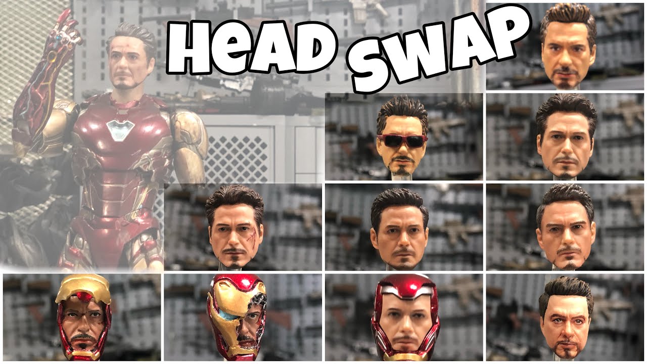 HEAD SWAP: SH Figuarts Iron Man Mark 85 (Final Battle) edition from the Avengers Endgame