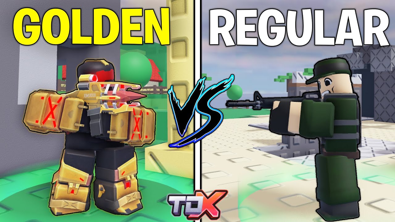 GOLDEN Ranger vs REGULAR Ranger.. You'll be Surprised.. | Roblox Tower Defense X