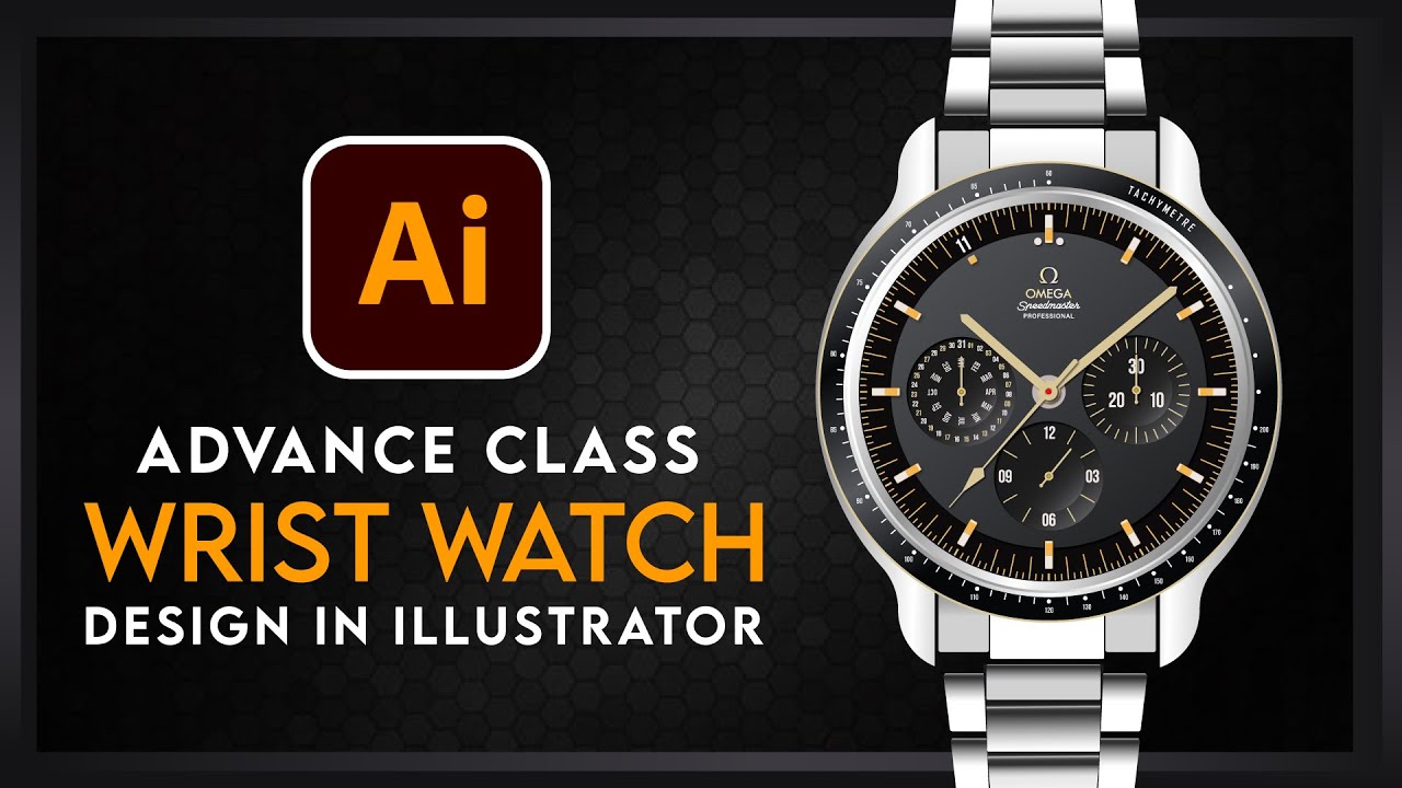 How to Design a Wrist Watch in Adobe Illustrator (Step-by-Step Tutorial)