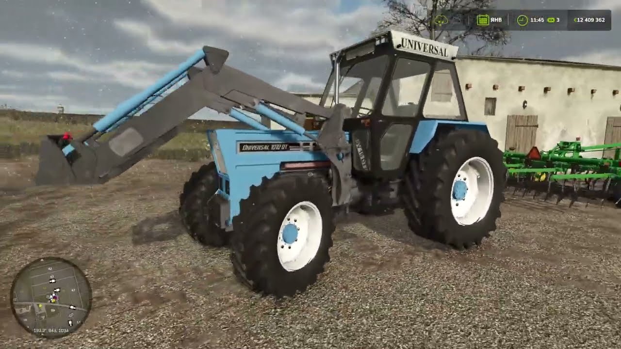 Мод на трактор Universal 1010 DT для FS25
