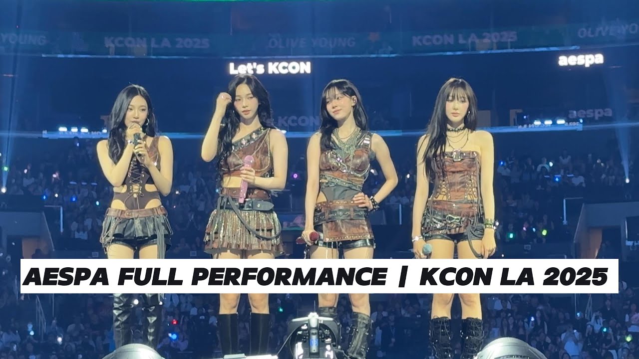 [4K] AESPA Performance Full | KCON LA 2025