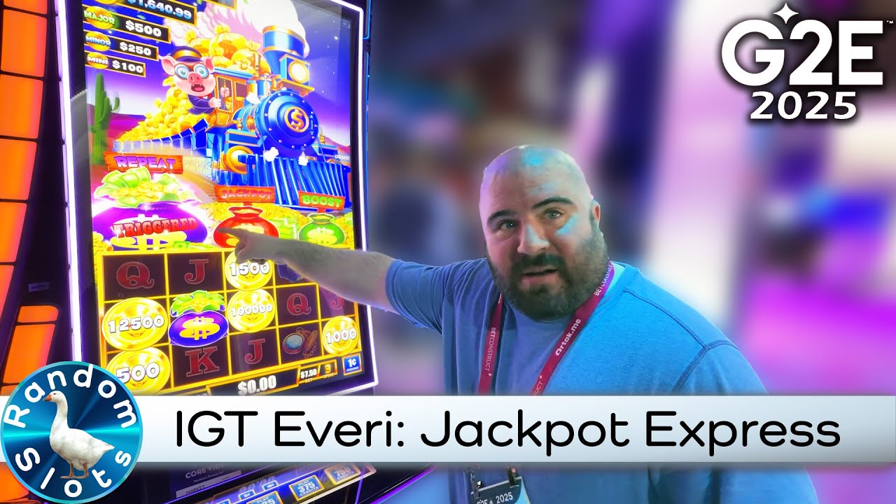 IGT Everi, Jackpot Express, #G2E2025 Slot Machine Preview