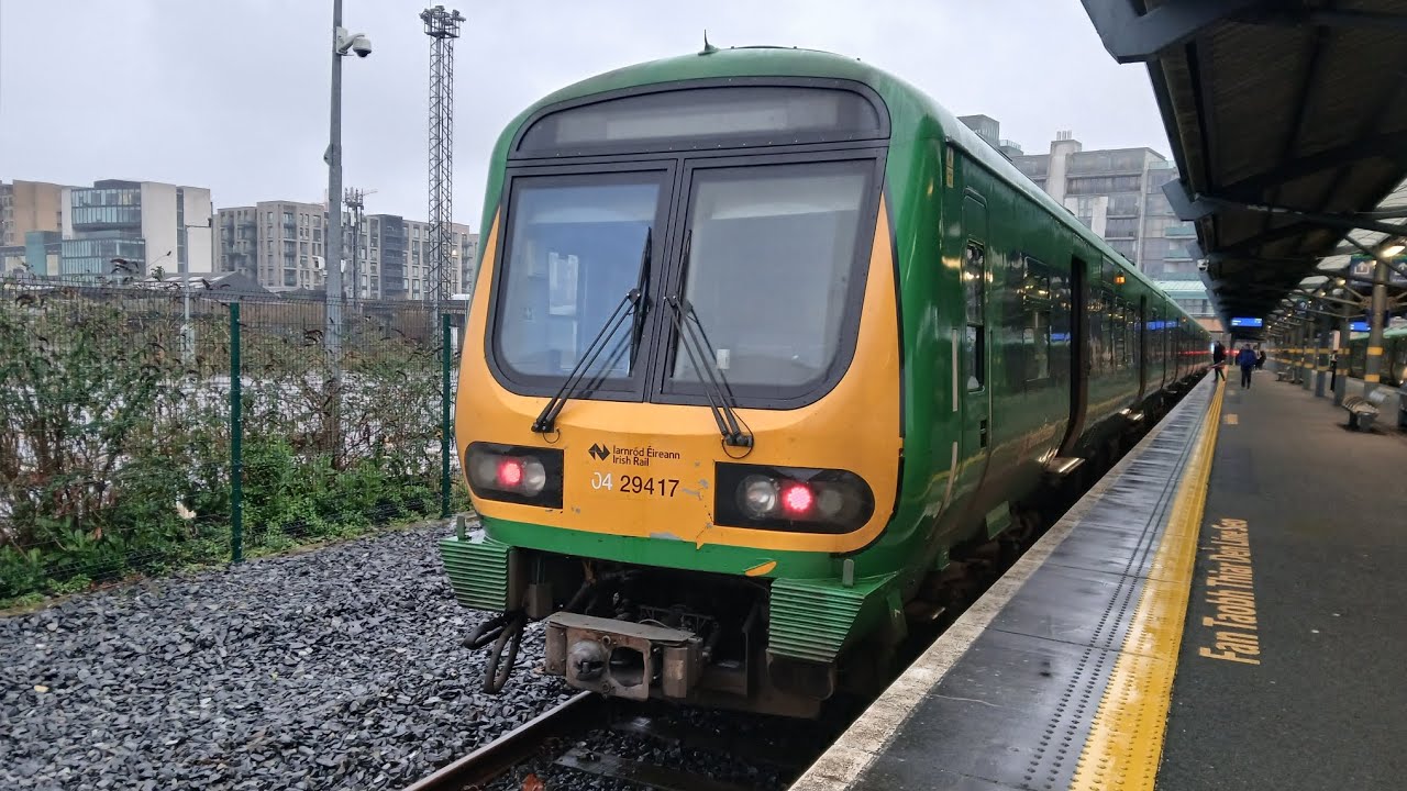 A ride on Irish rail class 29000 DMU (Broombridge - Docklands)