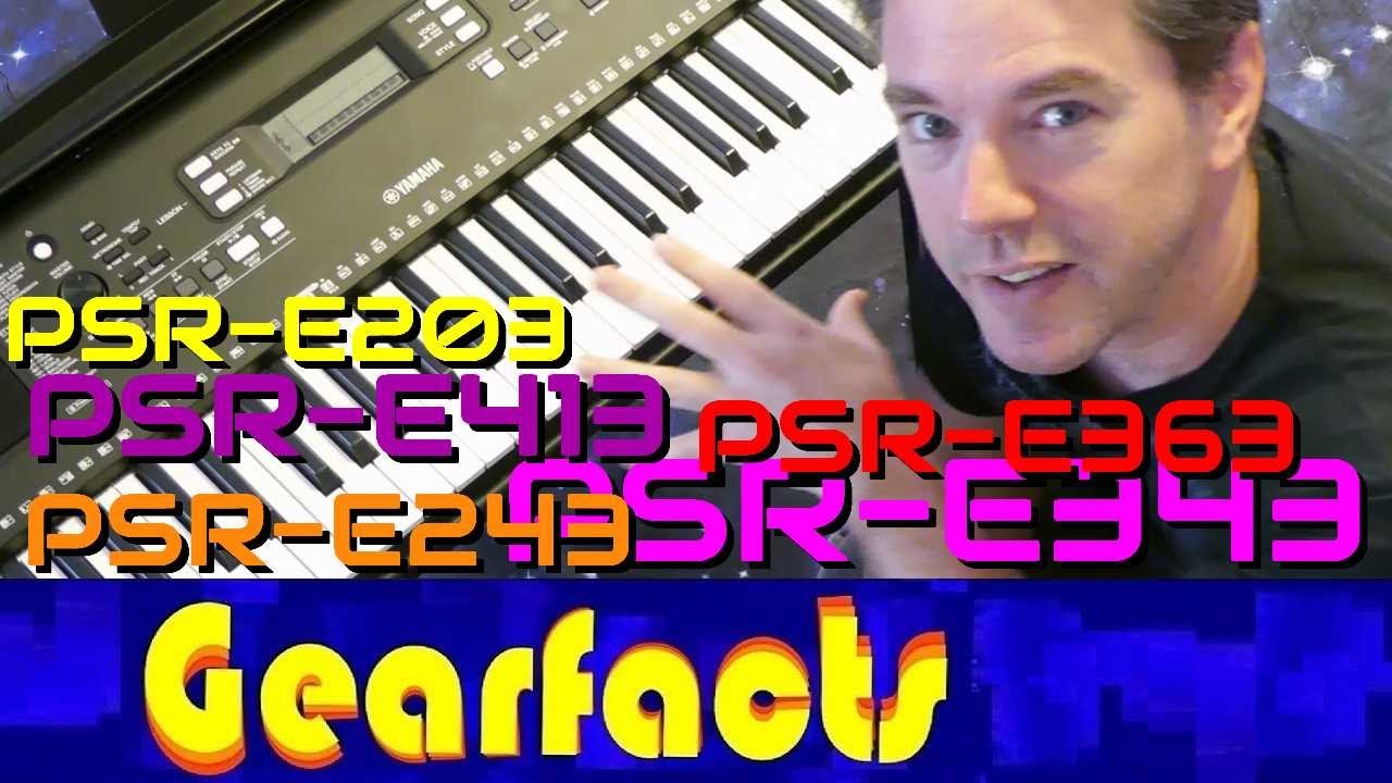 Как работают номера моделей клавиатур Yamaha PSR.