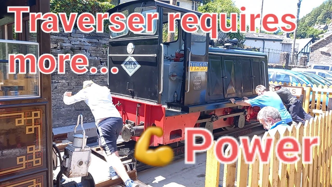 Diesel action on The Corris Railway - including unexpected traverser excitement 😀