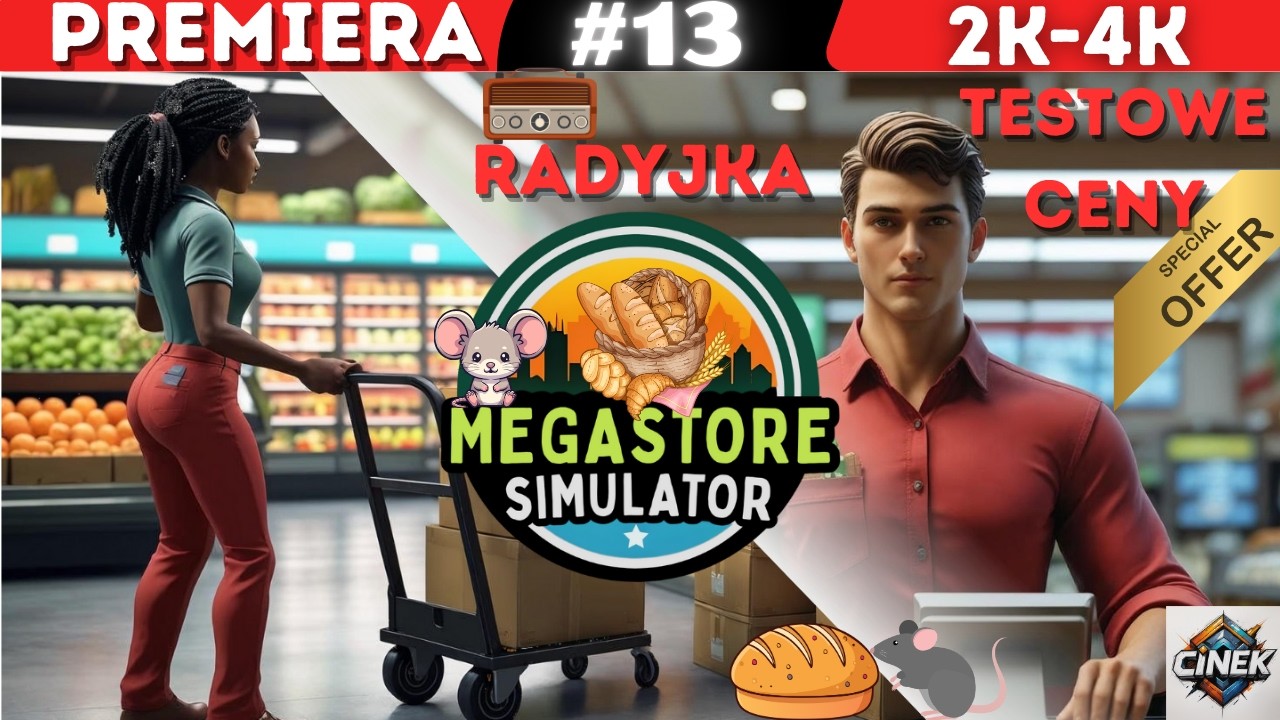 RADYJKA📻TESTOWE CENY🏪MEGASTORE SIMULATOR #13 #simulator #gameplay #letsplay #games