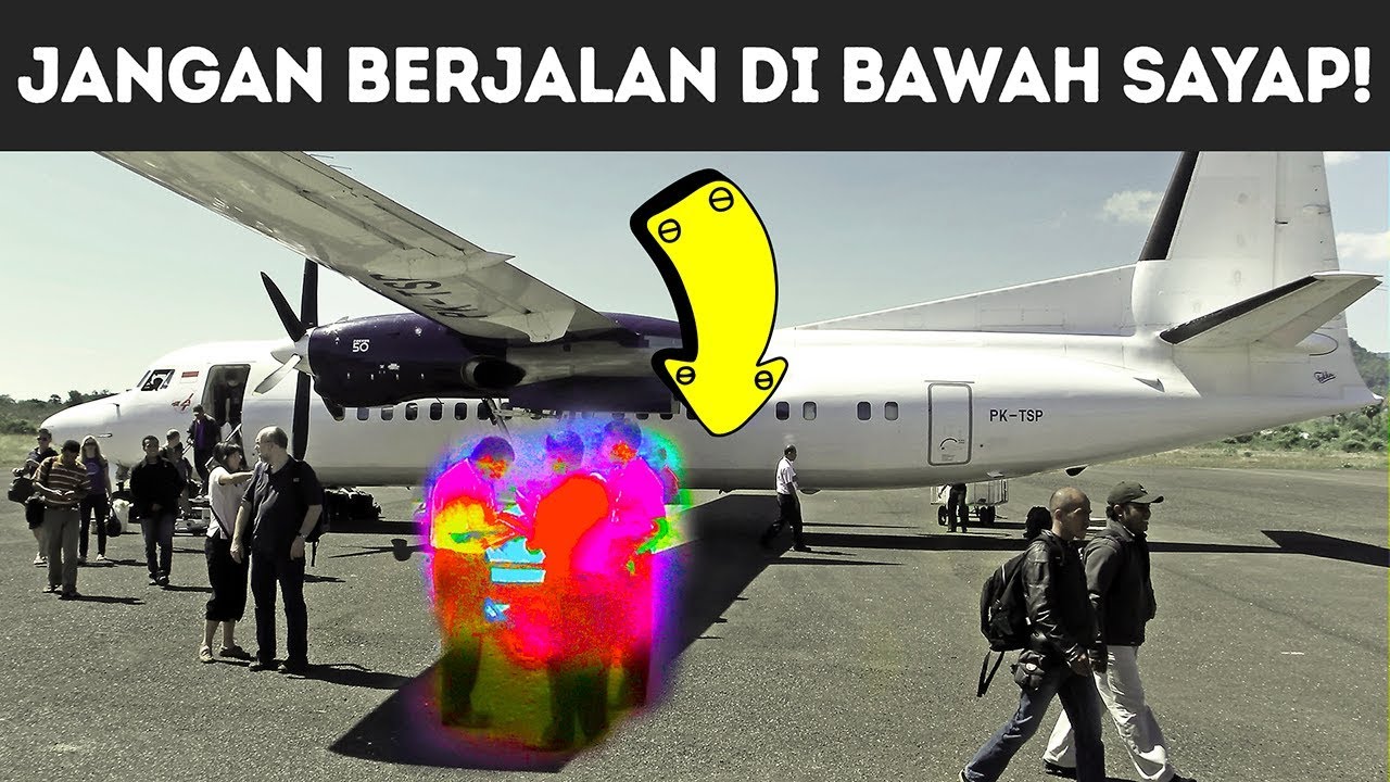 Kamu Tidak Boleh Berjalan di Bawah Sayap Pesawat, Ini Alasannya
