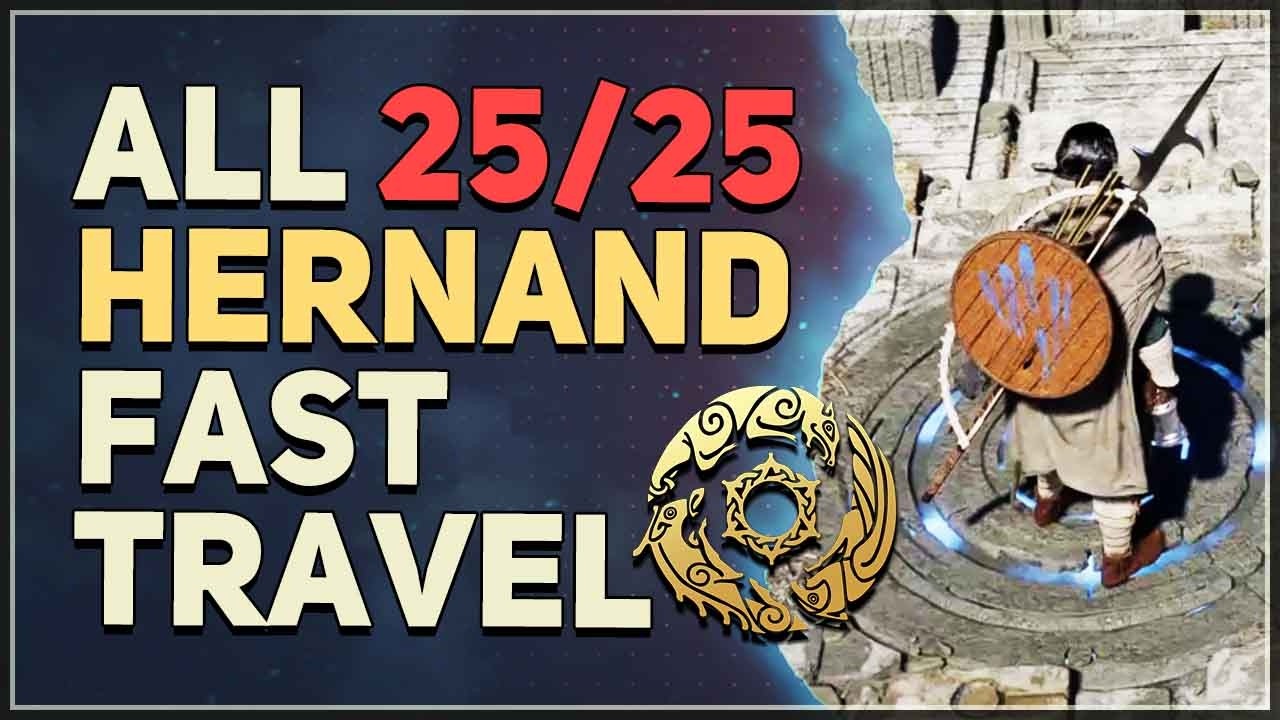 All 25 Hernand Fast Travel Teleport Locations Crimson Desert