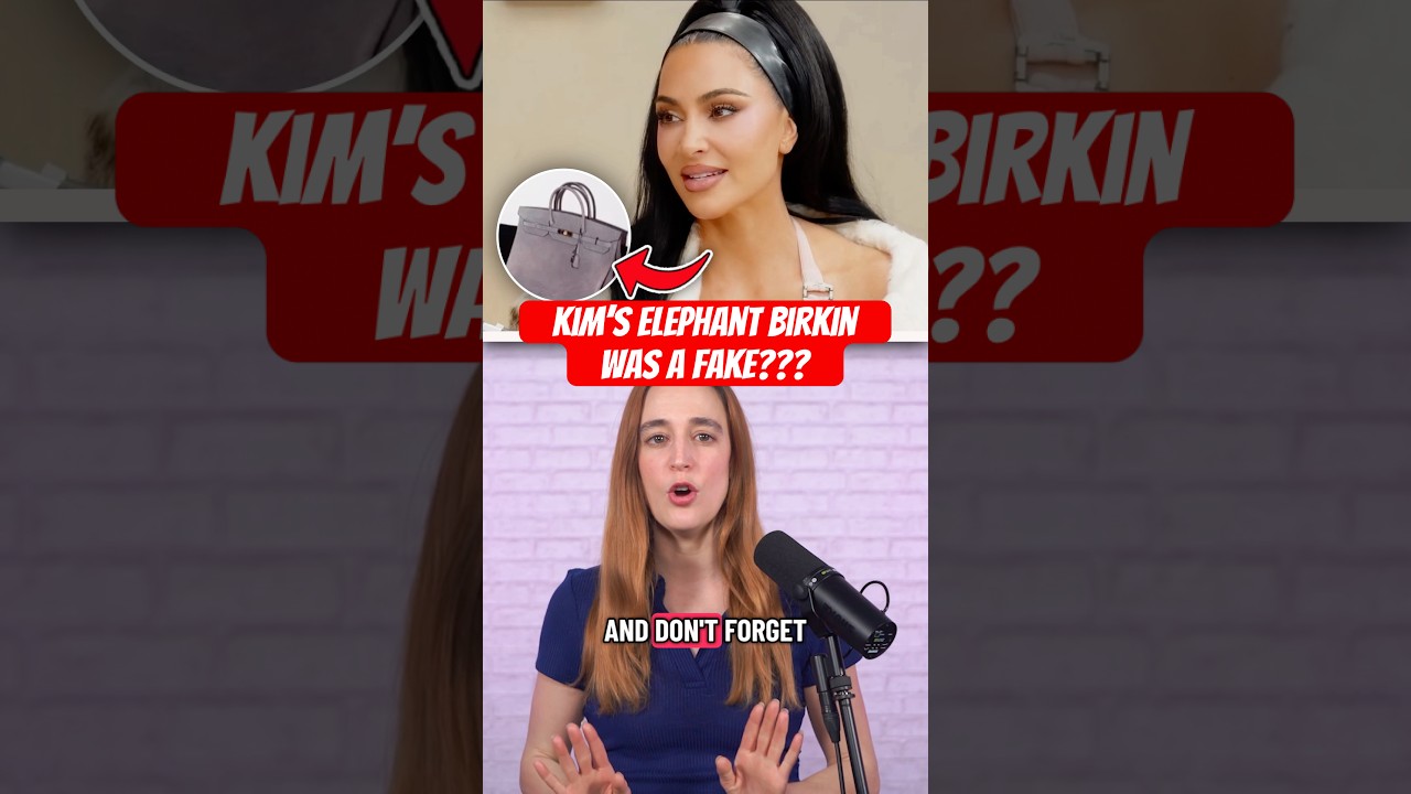 Kim Kardashian’s Elephant Birkin Was A FAKE?