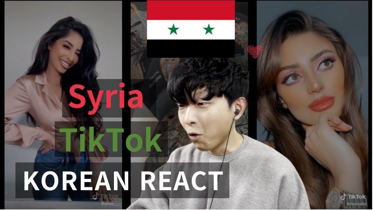 Korean React to Syrian TikTok (رد فعل كوري على TikTok السورية)