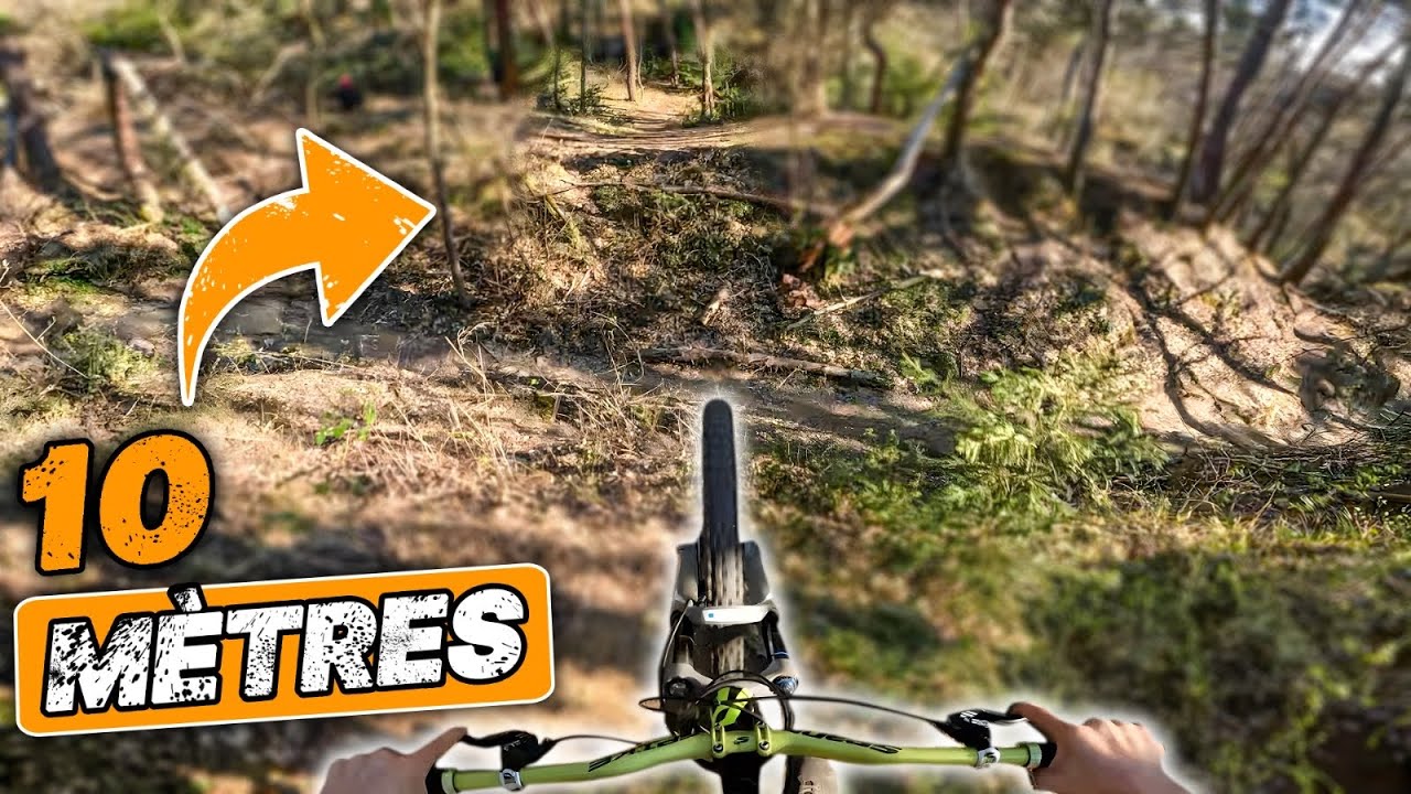Je saute par dessus un Ravin en VTT !