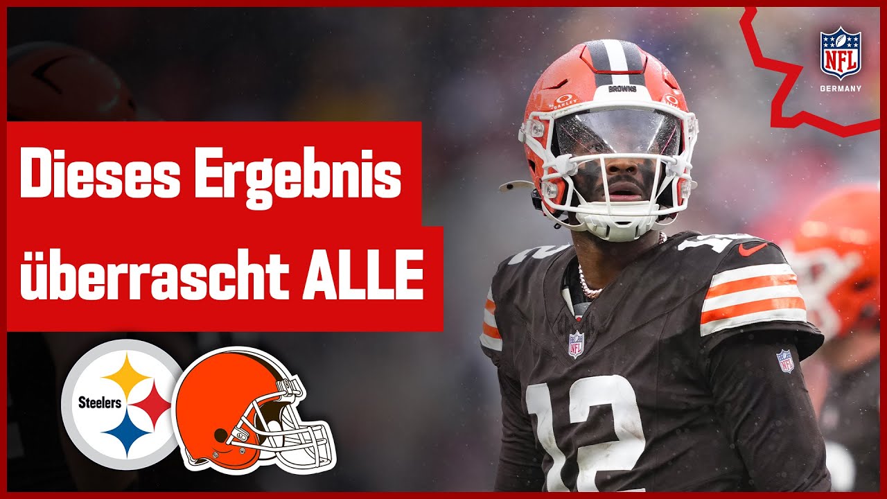 Steelers vs. Browns | NFL-Highlights auf Deutsch 🇩🇪 |&nbsp;17. Spieltag, Saison 2025