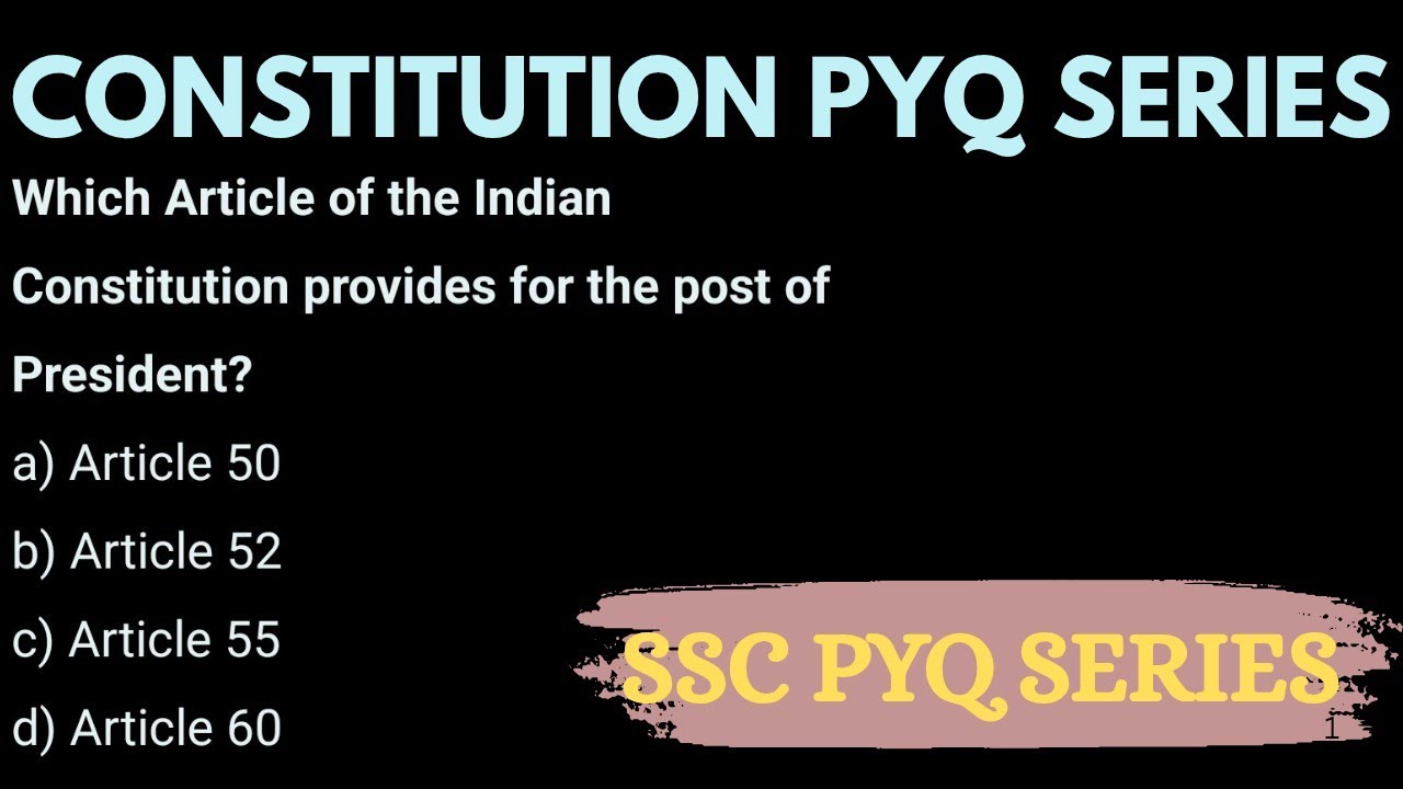 Master Indian Constitution through MCQs | Quick Revision||PYQ BASED ON SSC,NTPC EXAMS||#ssc|