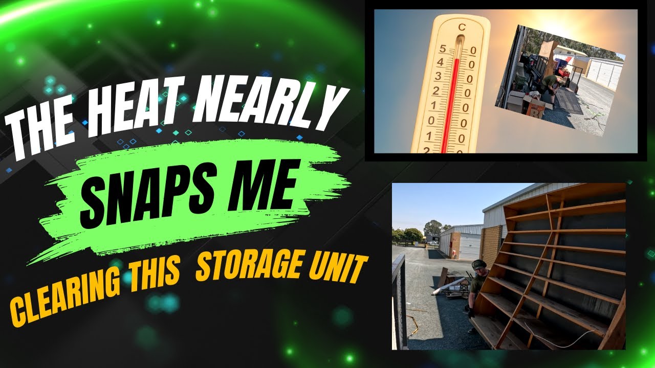 The Heat Nearly Broke Me 🔥 | Storage Hunting in Echuca (Snap-On Tool Chest Find!)