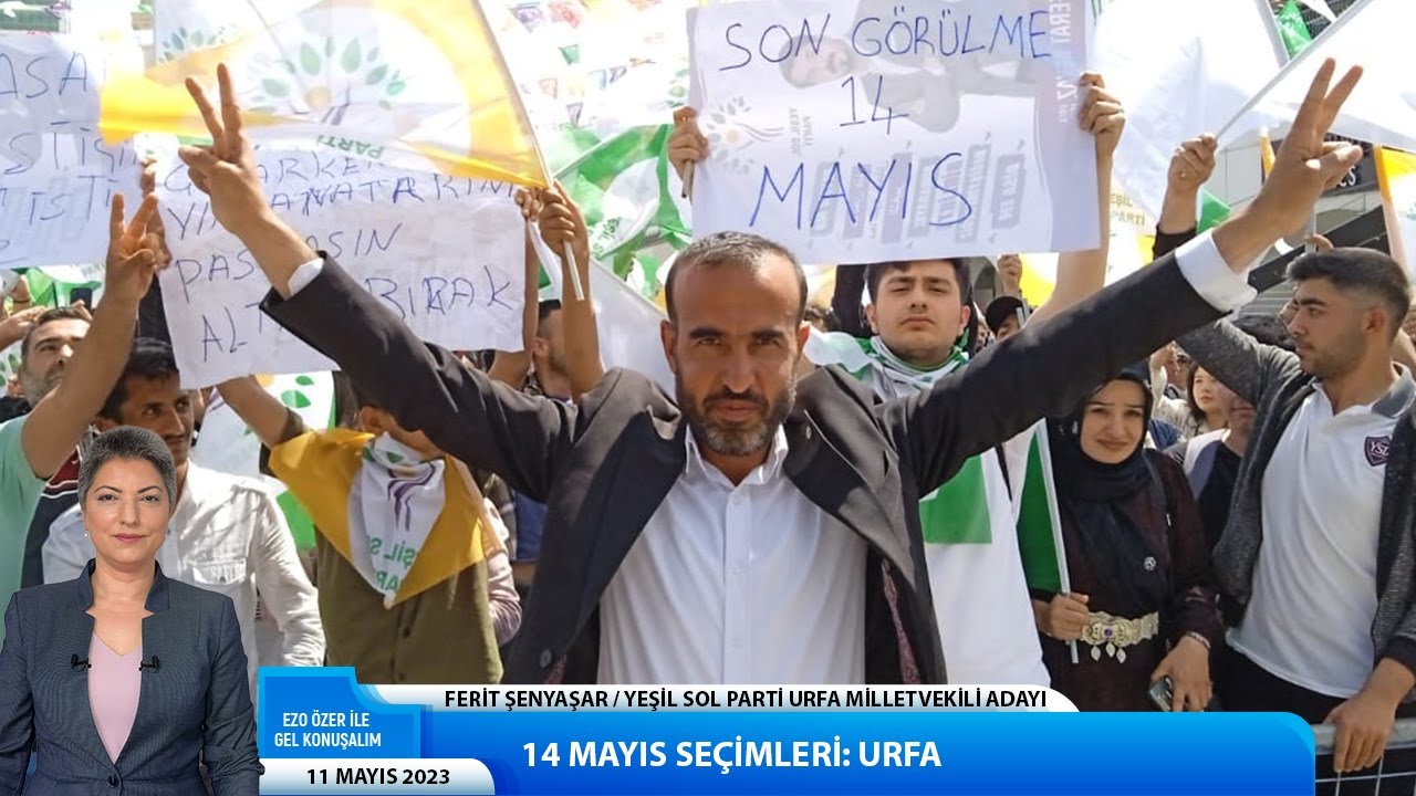 Se&ccedil;im s&uuml;recini Yeşil Sol Parti Urfa Milletvekili Adayı Ferit Şenyaşar değerlendirdi.