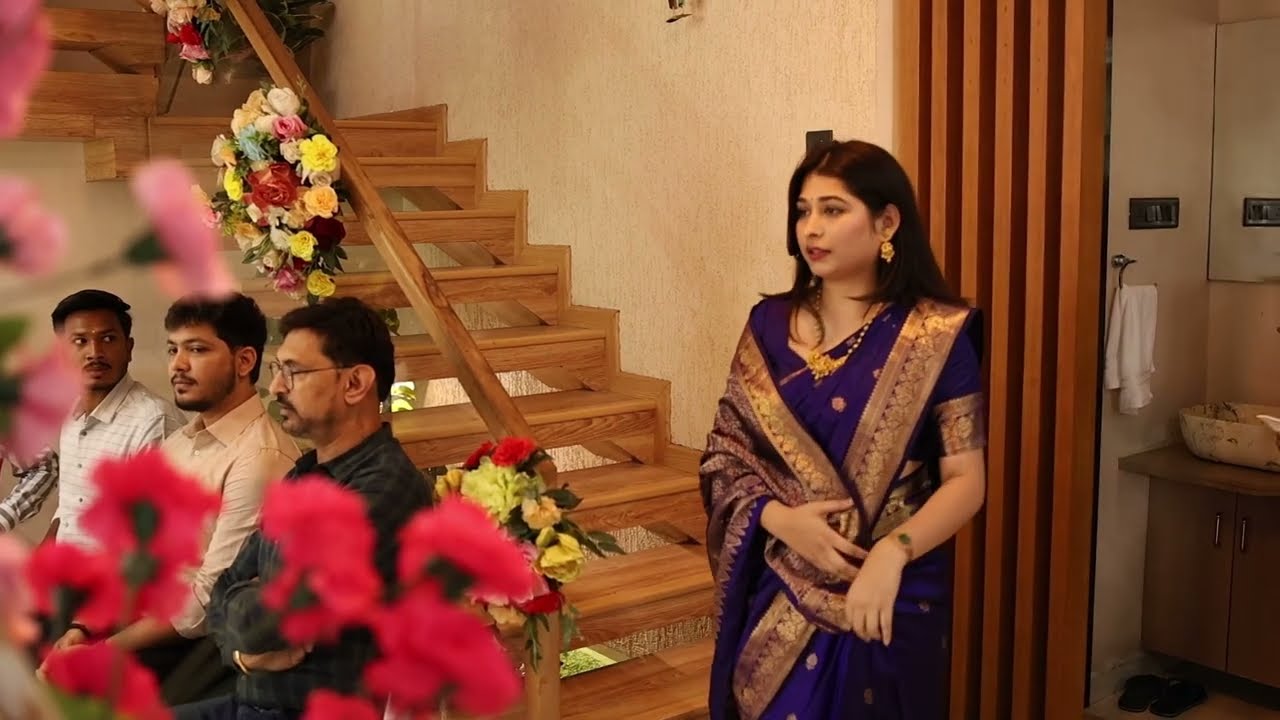 &ldquo;ती आली&hellip; आणि त्याचं हृदय थांबलं! ❤️ | Prasad 💍 Kalyani | Marathi Tilak Ceremony | Vipul Tanna&rdquo;
