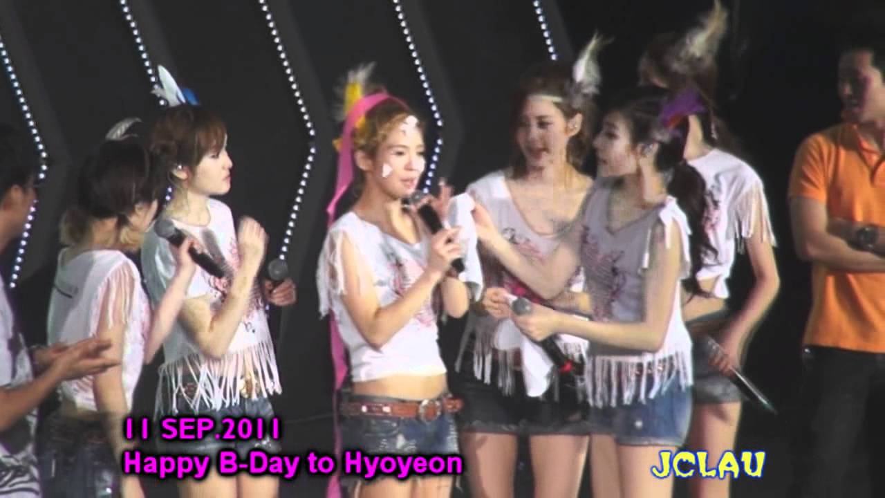 [Fancam]110911 Happy Birthday To Hyoyeon