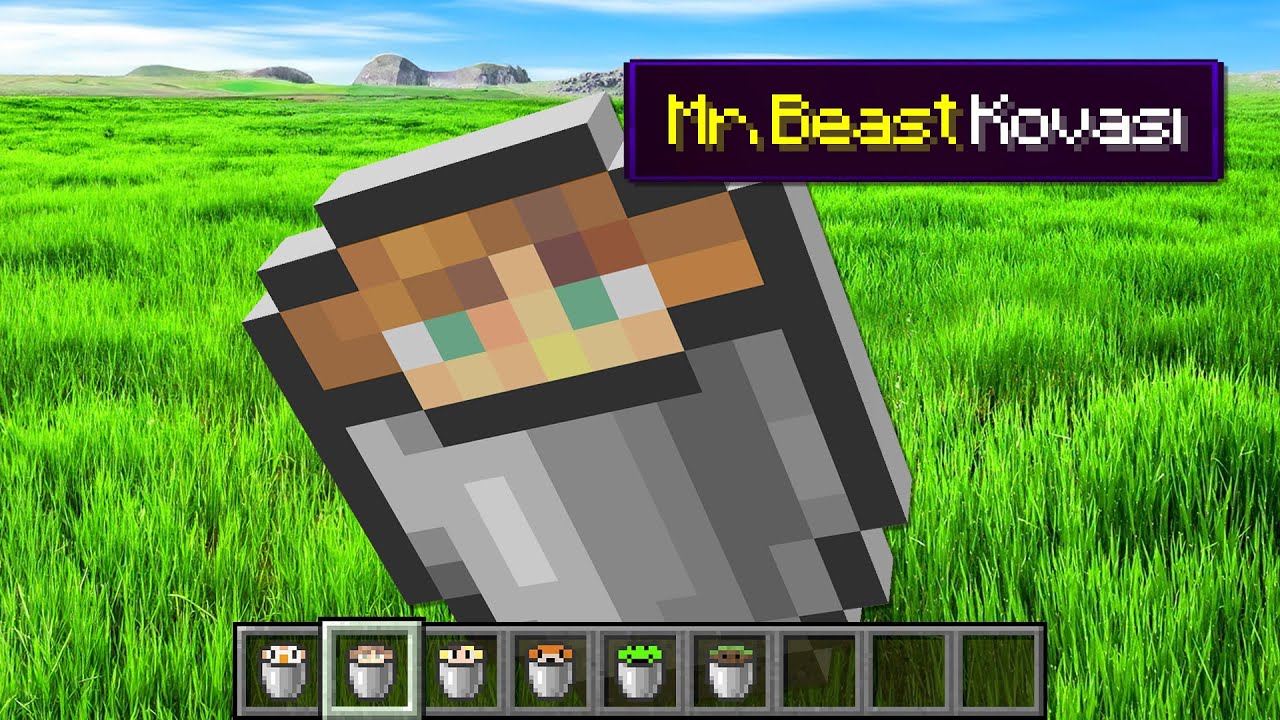 Minecraft ama ÖZEL YOUTUBER KOVALARI VAR!