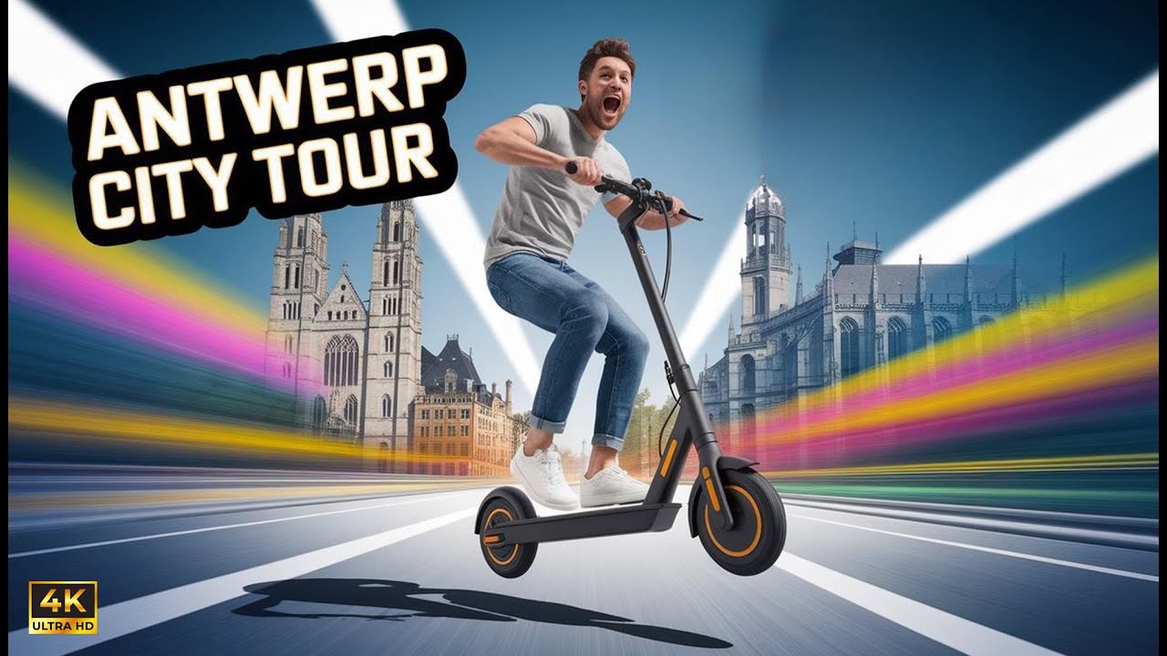 Deurne to Luchtbal Bike Tour 2025 🚴&zwj;♂️ | Epic 4K Electric Scooter City Tour (2025)