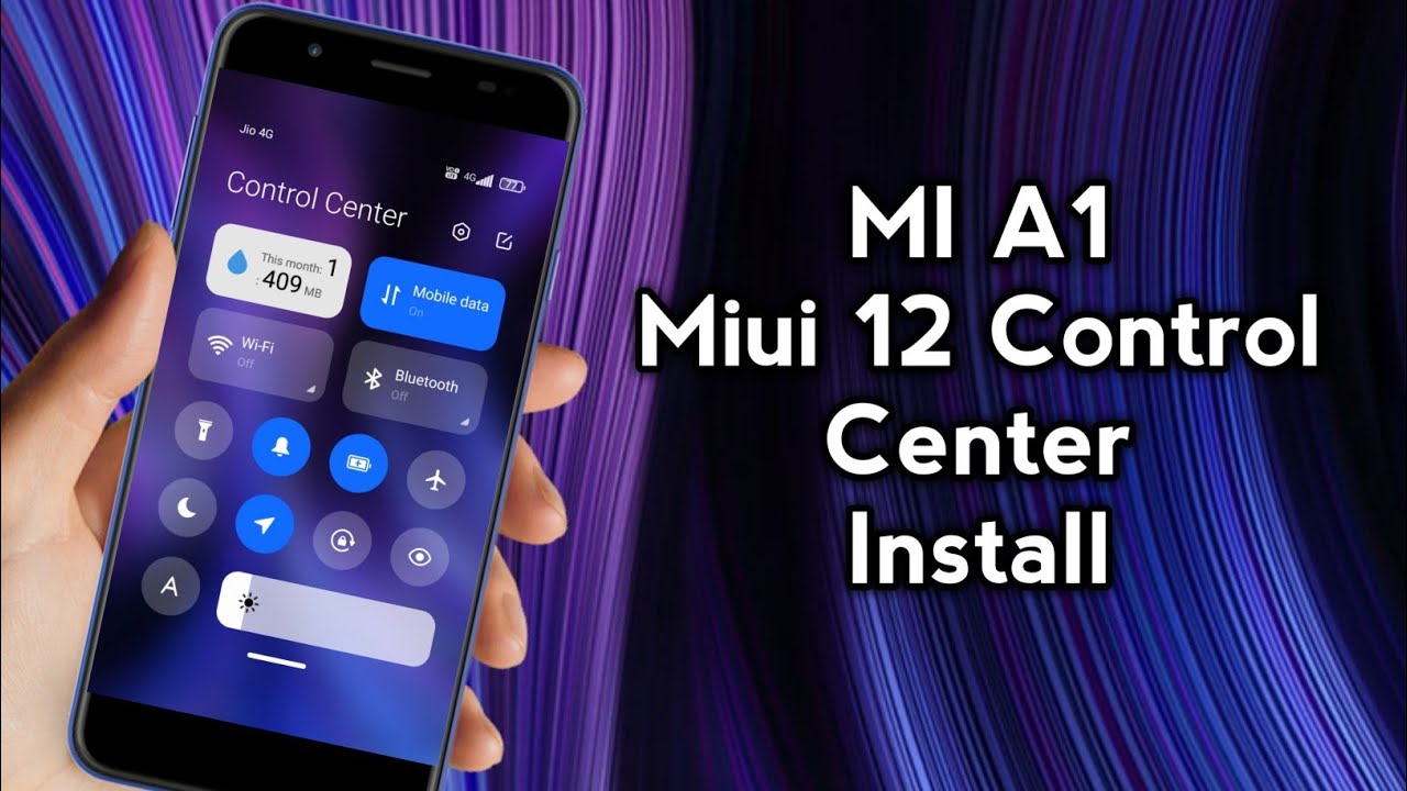 Miui 12 Control Center Install Mi A1