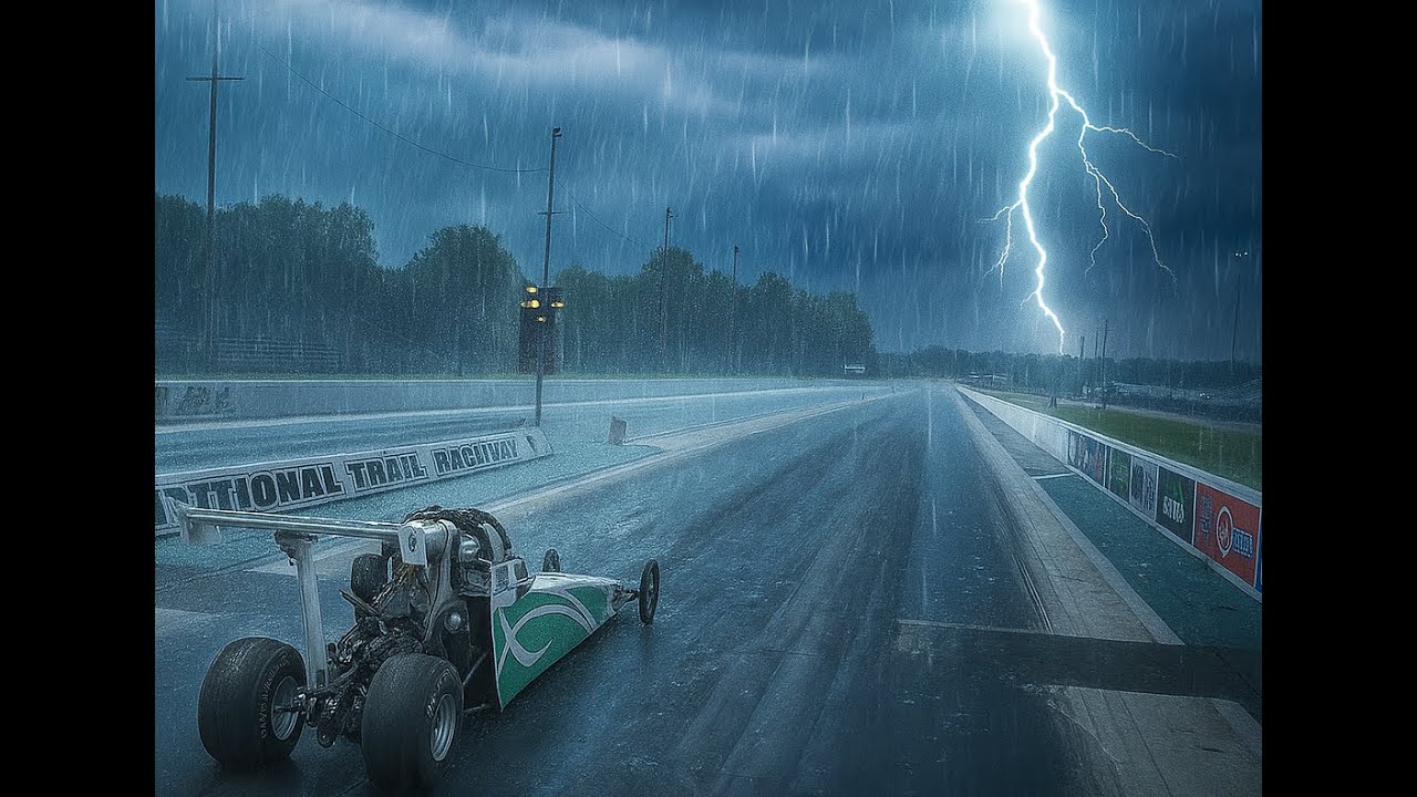 Winning money at a new track + bad Thunderstorms!