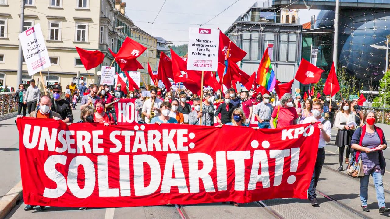»Unsere Stärke: SOLIDARITÄT!« | Das war der 1. Mai 2021 in Graz!