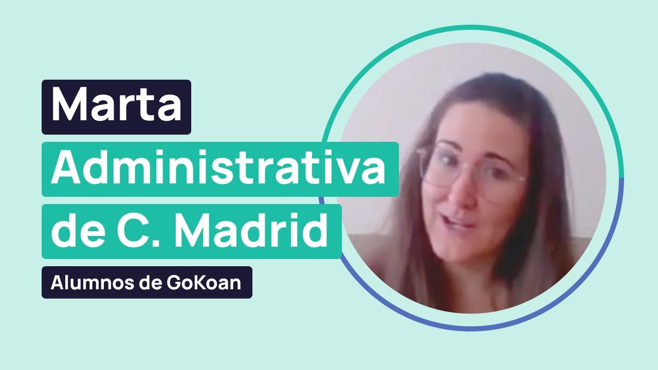 Opositora a Auxiliar Administrativo de la Comunidad de Madrid - 💻  GoKoan Oposiciones 📚