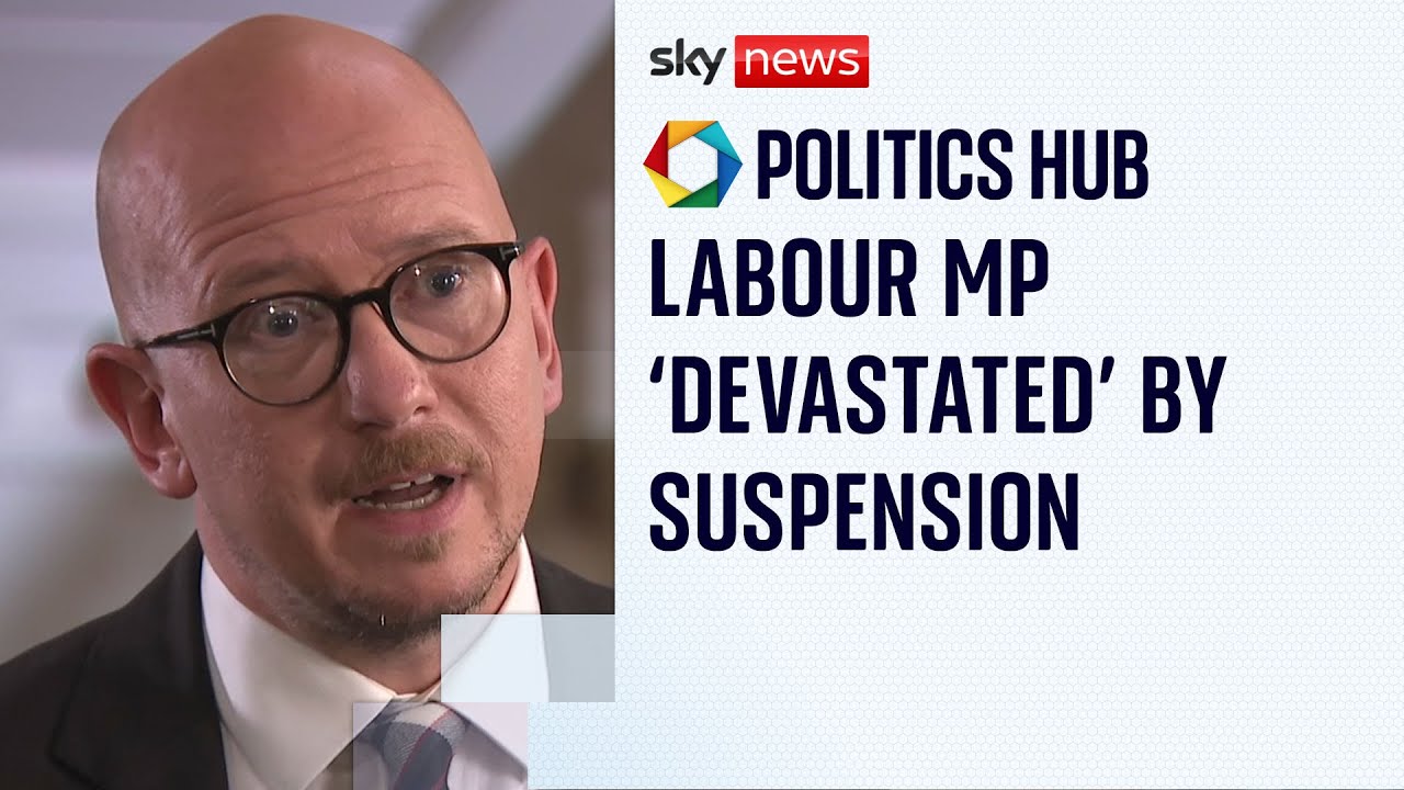 MP suspended by Labour is 'saddened'