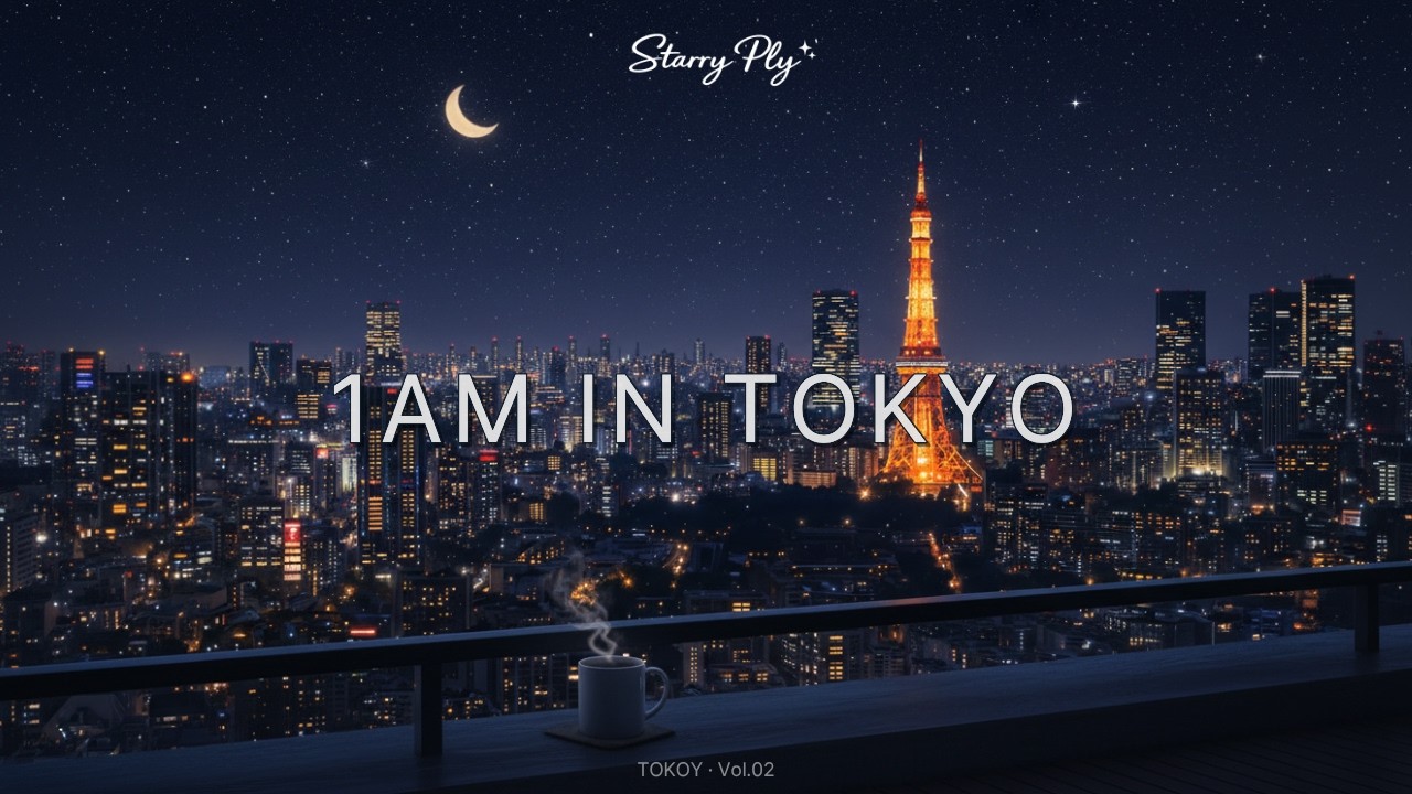 [playlist] Умиротворяющая ночь в Токио 🌃 | Tokyo 1AM Soft Pop