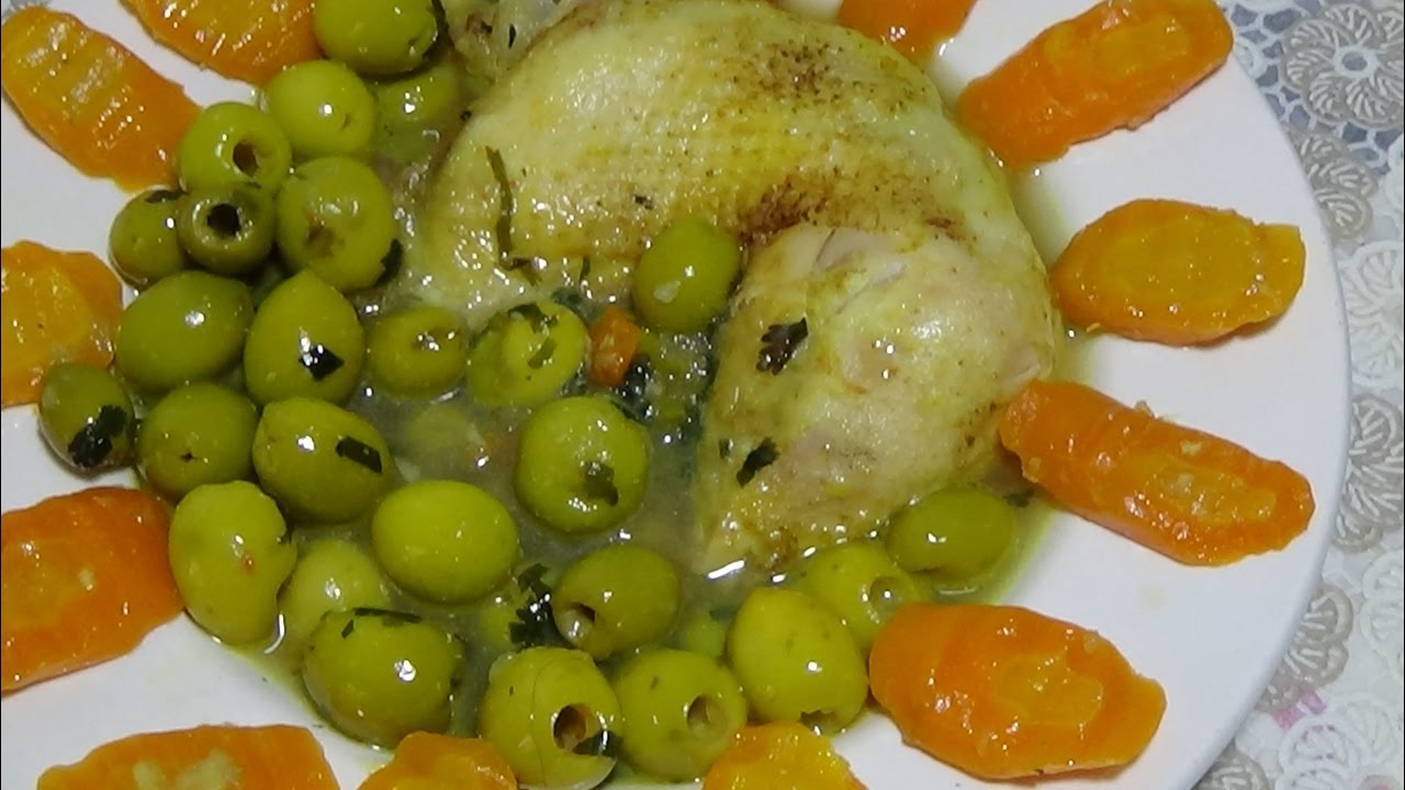 طريقة مبتكرة لطهي طاجين الزيتون في الكوكوت_Tadjine zitoune Plat d'olive au poulet
