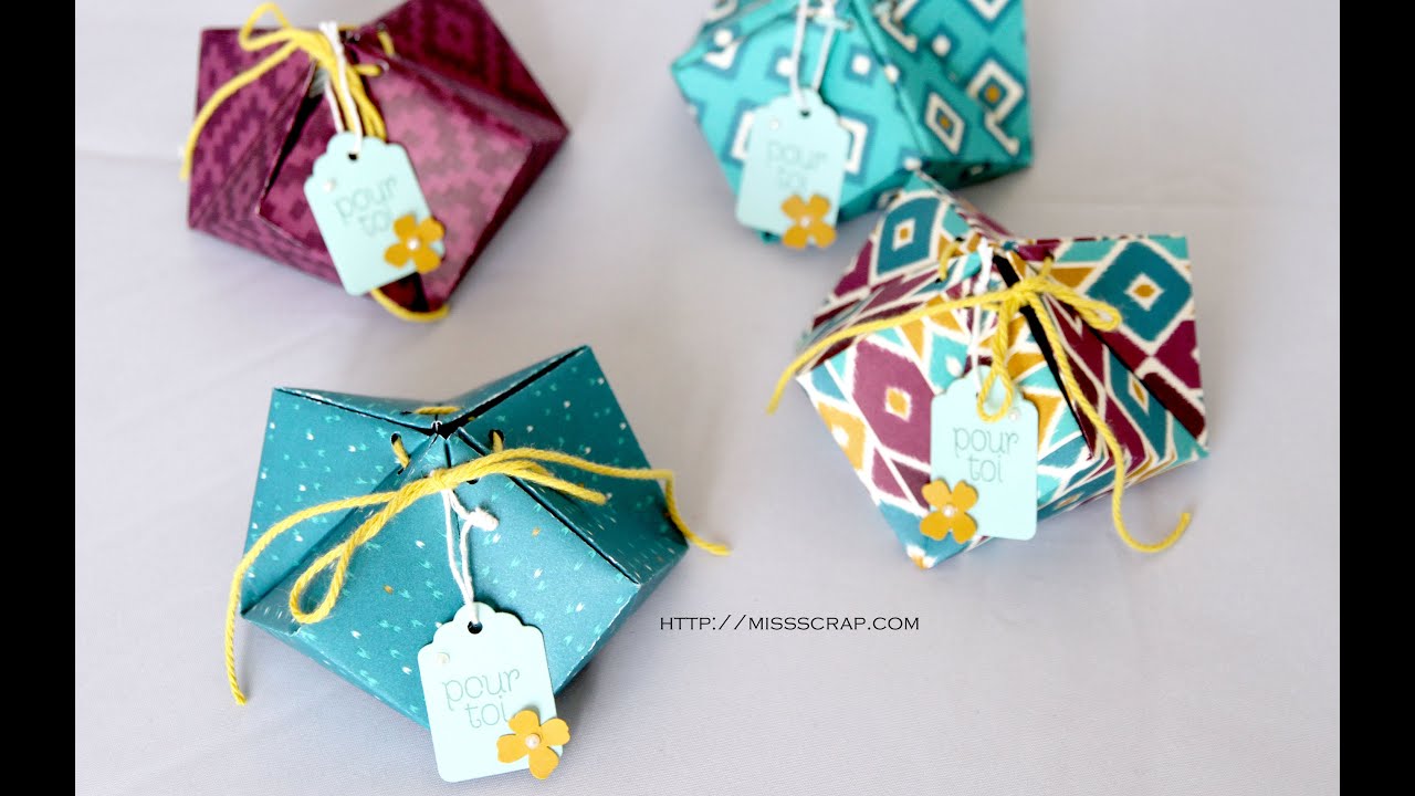 Bourses à offrir en origami