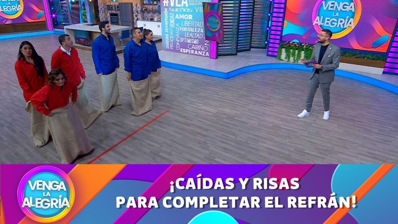 ¡Corrimos para adivinar el refrán! | Programa 26 julio 2023 PARTE 2 | Venga La Alegría