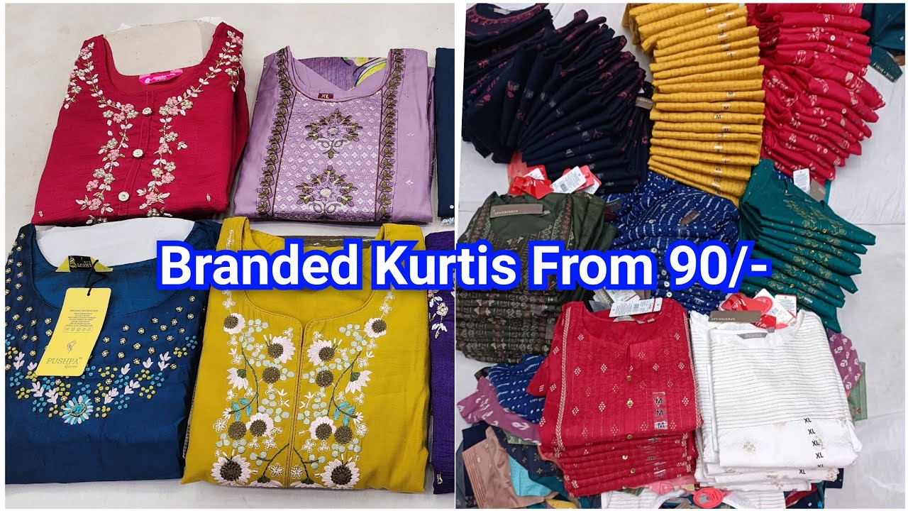 90/-Branded kurtis shop in chickpet Bangalore||Designer Aliya cut,Nyra cut Kurtis|Branded leggings