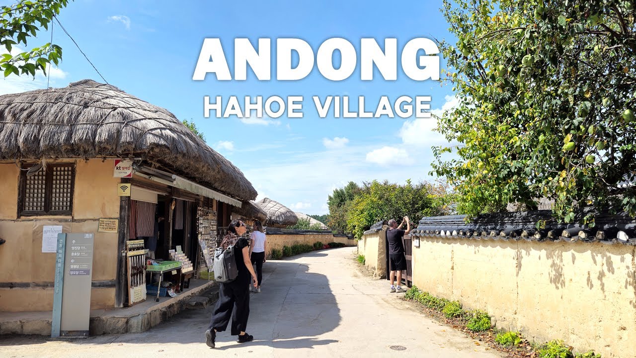 Stroll Through Andong Hahoe Village, A Journey Through 600 Years of History | Korea 4K Walking Tour