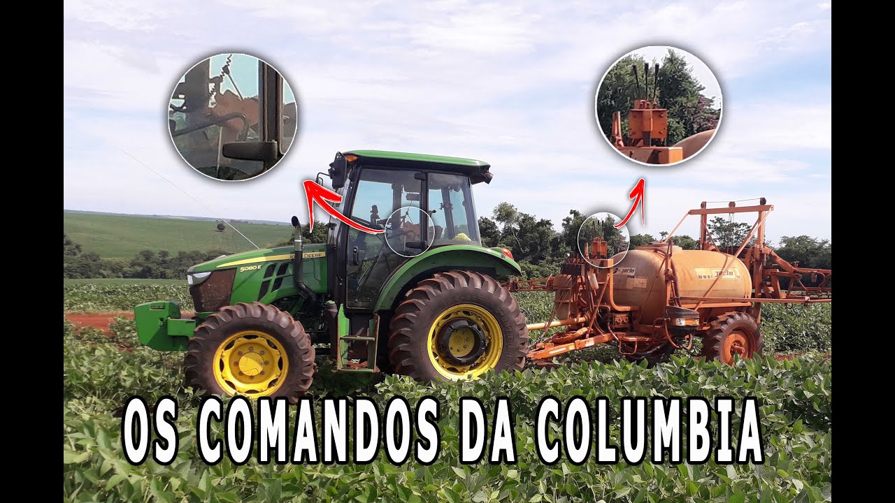 COMO eu FIZ para utilizar os COMANDOS da COLUMBIA CROSS no JD5080e