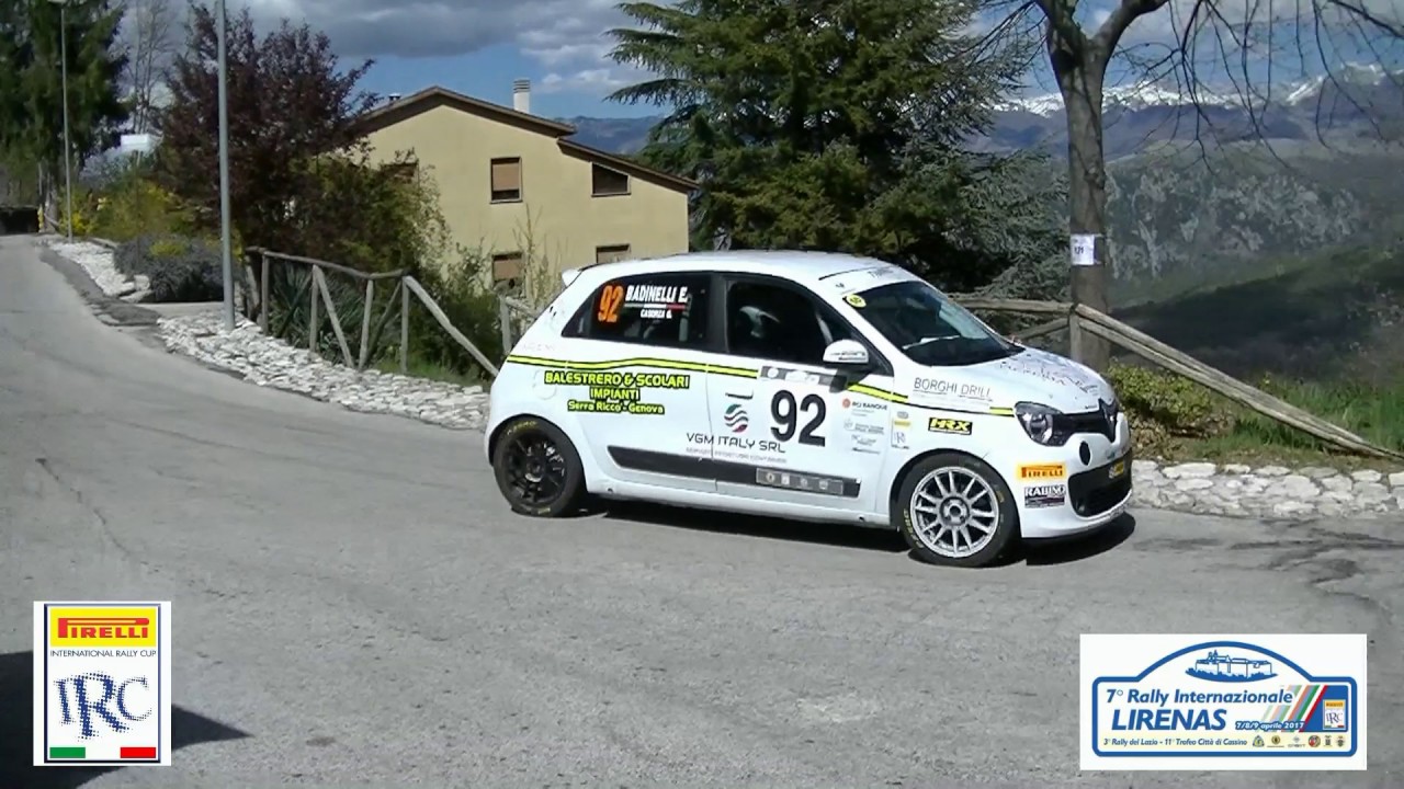 Clip presentazione Caserza-Badinelli Rally Lirenas 2017 1°Classificati Trofeo Twingo R1A IRCUP