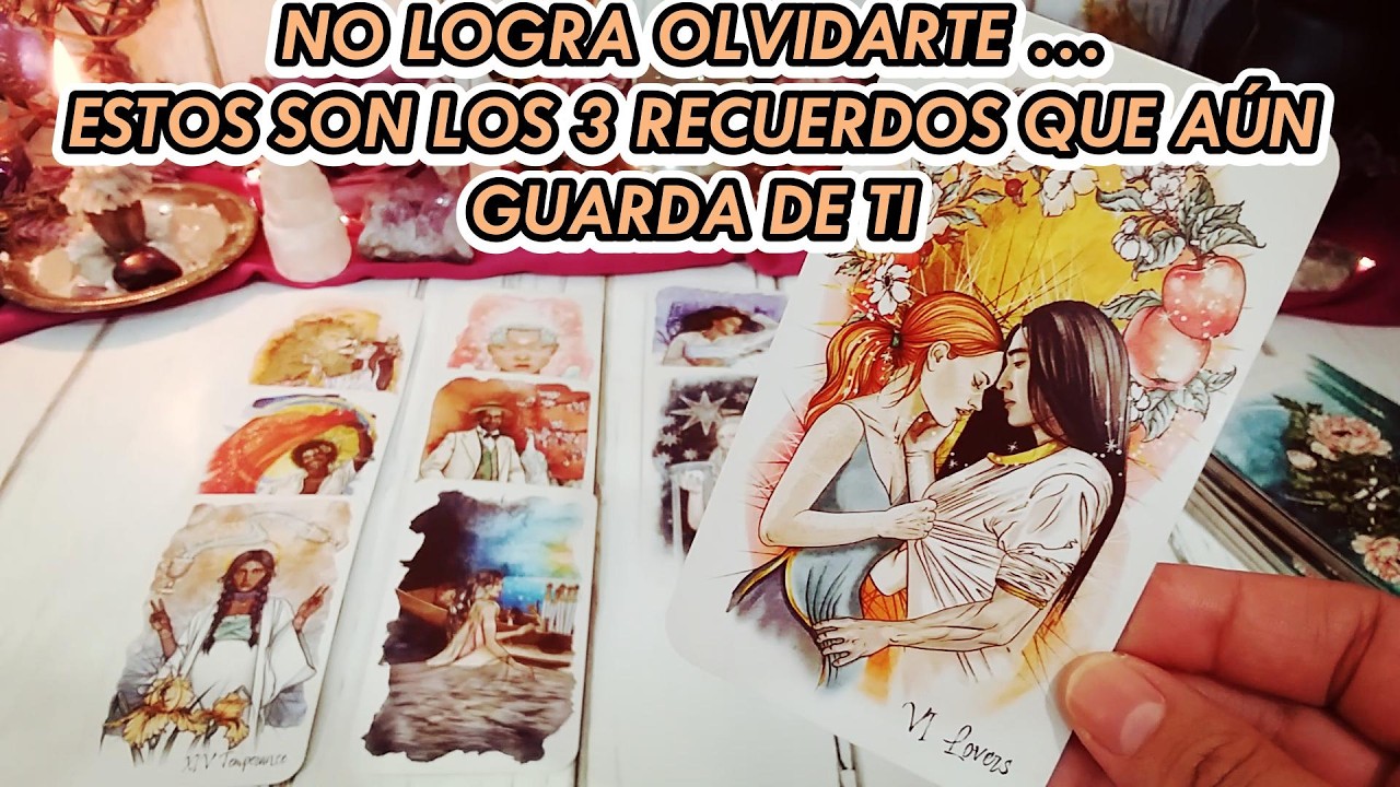 ✨️ ESCUCHA LOS 3 RECUERDOS DE TI QUE TODAVÍA NO PUEDE SOLTAR 🫣 💭 ❣️#tarot