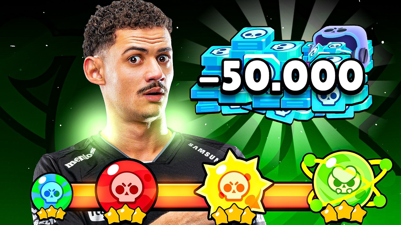 GASTEI 50.000 VALES PARA CHEGAR a ALIEN 3 no BRAWL STARS!